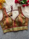 Tew Heavy Jecquard Blouse Wholesale Clothing Suppliers In India